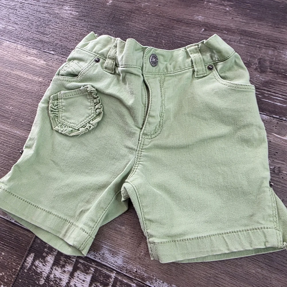 The Children's Place Light Green Kids Shorts
